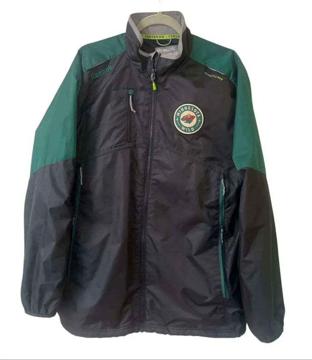 Reebok Minnesota Wild Center Ice Collection Men’s jacket sz Large